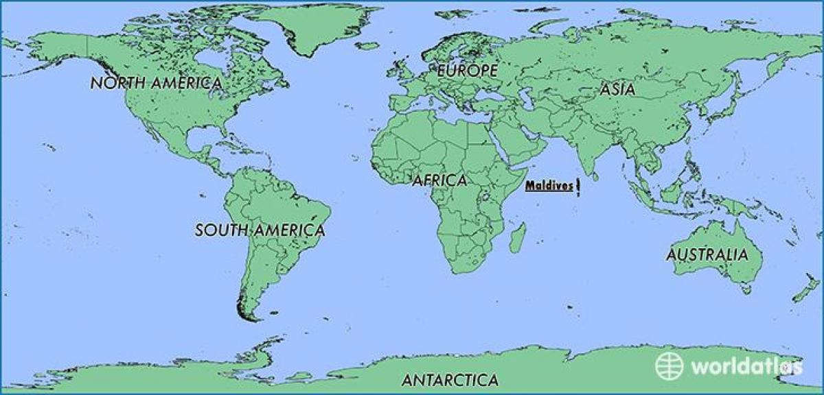 мапата малдиви соседните земји