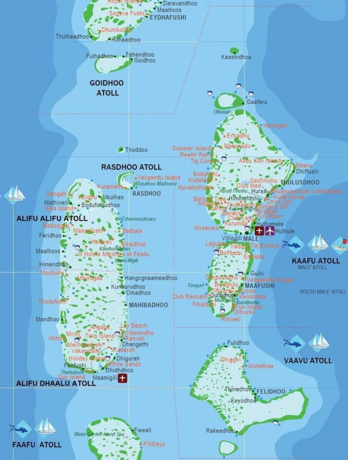 малдиви земја во мапата на светот