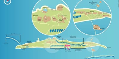 Лукс малдиви одморалиште мапа